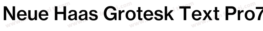Neue Haas Grotesk Text Pro75字体转换